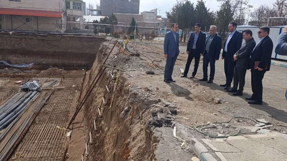 بازدید میدانی مدیر درمان اردبیل از پروژه احداث ساختمان جدید درمانگاه خلخال