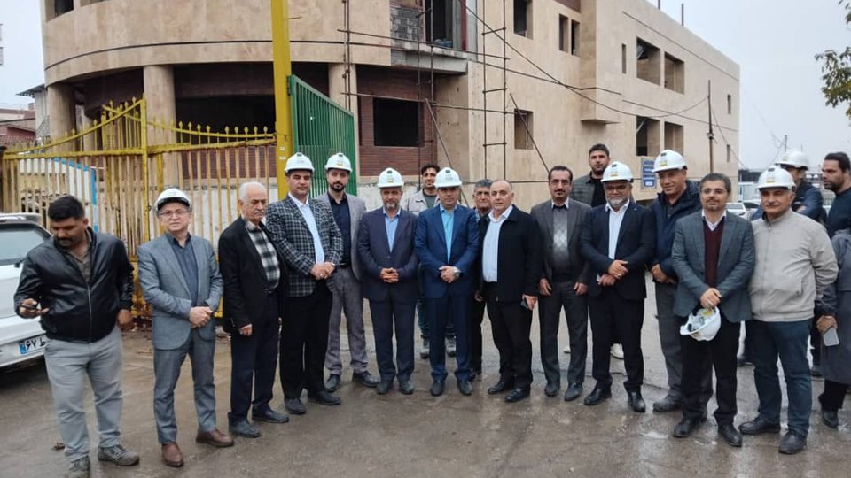 بازدید مدیرعامل خانه‌سازی ایران از چهار پروژه عمرانی تأمین اجتماعی در گلستان