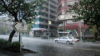 توده بارشی قوی در راه تهران