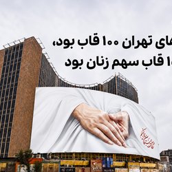 سهم زنان از دیوارنگاره‌های تهران