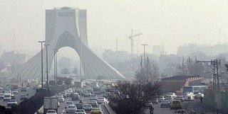 شاخص آلودگی هوای تهران به ناسالم رسید