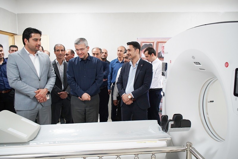 راه‌اندازی سی تی اسکن بیمارستان مهر برازجان