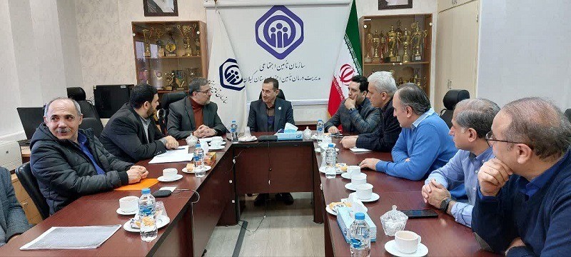 بازدید میدانی کارشناسان ستاد سازمان تأمین‌اجتماعی از مراکز درمانی گیلان