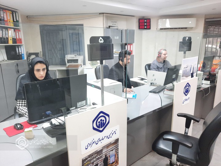 ادامه خدمت رسانی کارکنان تامین اجتماعی گیلان در شرایط جنگی