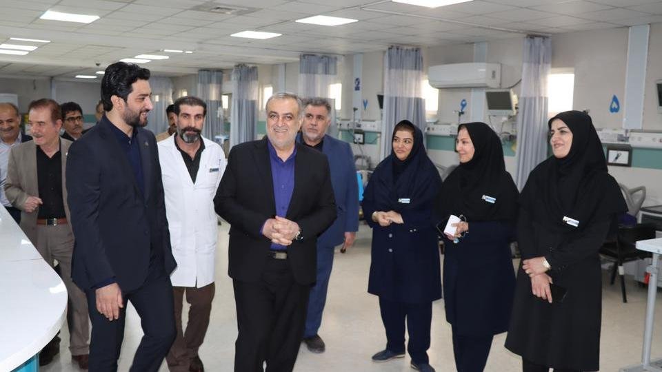 پایش حضوری مراکز درمانی و شعب تامین اجتماعی خوزستان