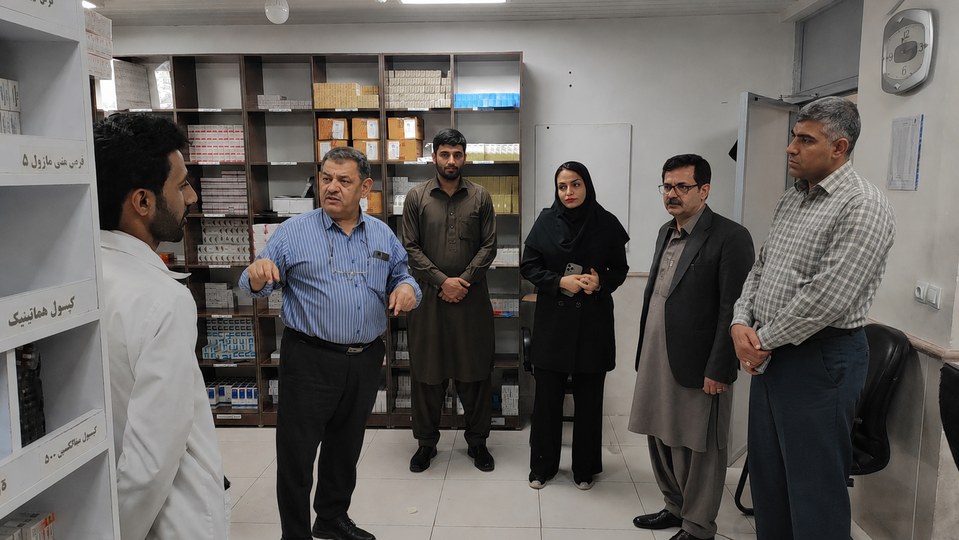 بازدید مدیر درمان تأمین‌اجتماعی سیستان و بلوچستان از پلی کلینیک الزهرا(س) چابهار