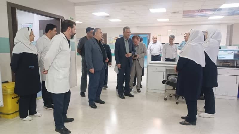 بازدید مدیرکل درمان مستقیم سازمان تأمین‌اجتماعی از بیمارستان‌های ملکی خوزستان