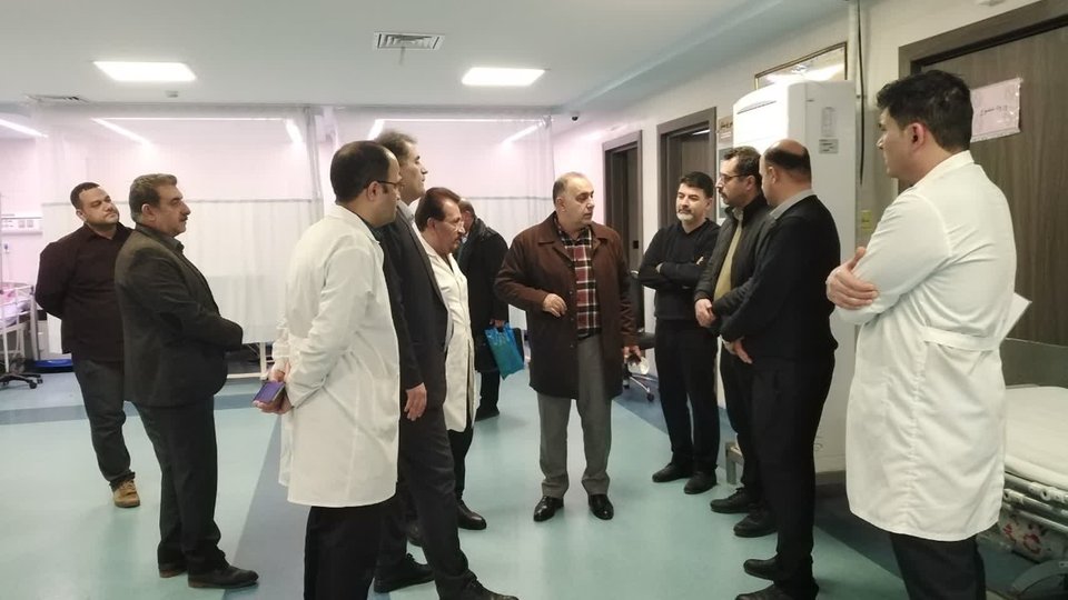 قدردانی مدیر درمان تأمین‌اجتماعی گلستان از کادر درمان در روز تعطیل