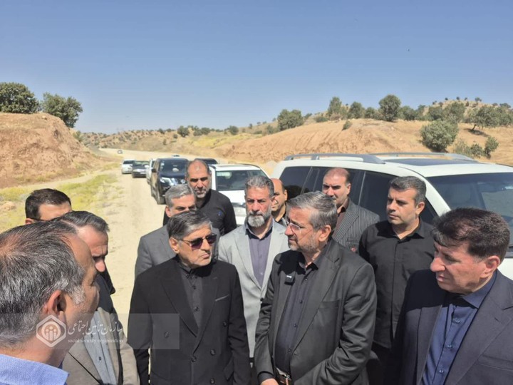 همراهی مدیرکل تأمین‌اجتماعی لرستان با برنامه‌های عمرانی کوهدشت