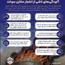 ۹ اقدام اساسی برای محافظت در برابر آلودگی‌های ناشی از انفجار مخازن سوخت