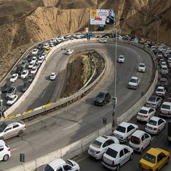 ترافیک سنگین در محورهای شمالی